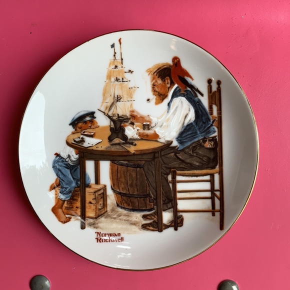 Norman Rockwell Plates - Picture 4 of 7